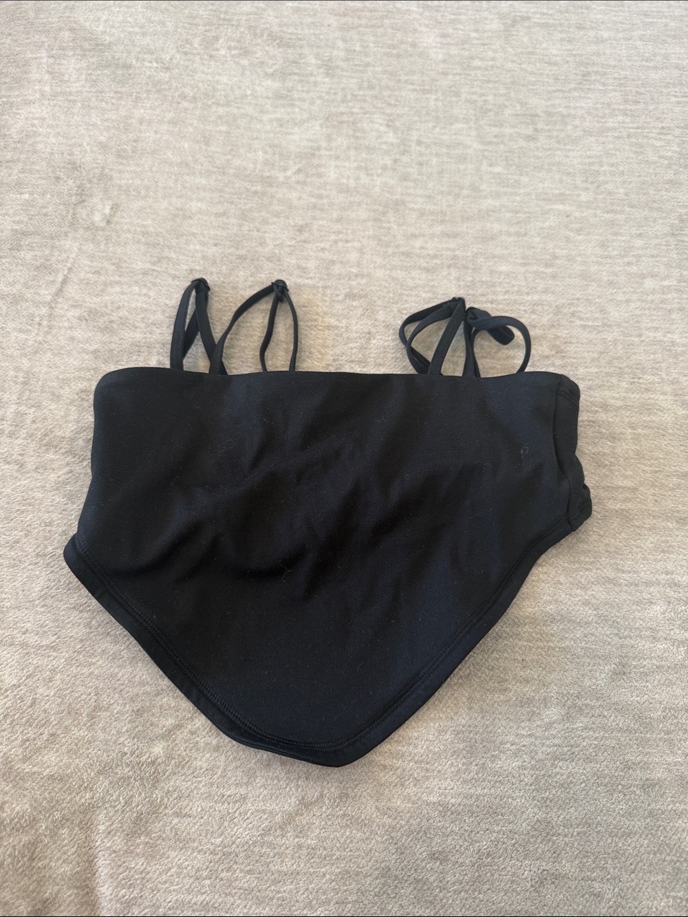 Black Women's Triangle Tank Top